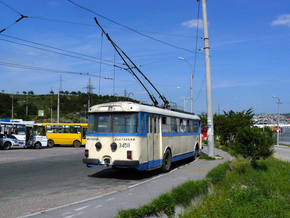 Крымский троллейбус, Škoda 9Tr18 № 3458