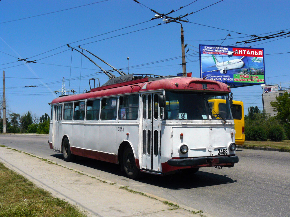 Крымский троллейбус, Škoda 9Tr18 № 3468