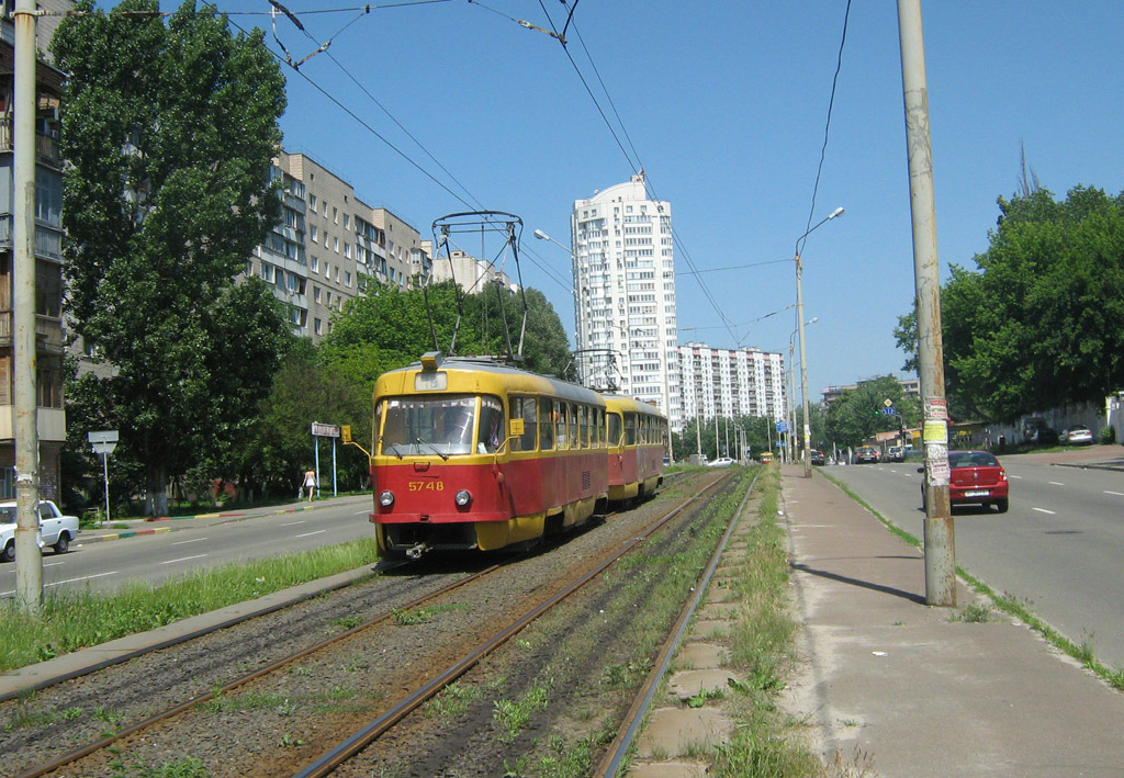 Киев, Tatra T3SU № 5748