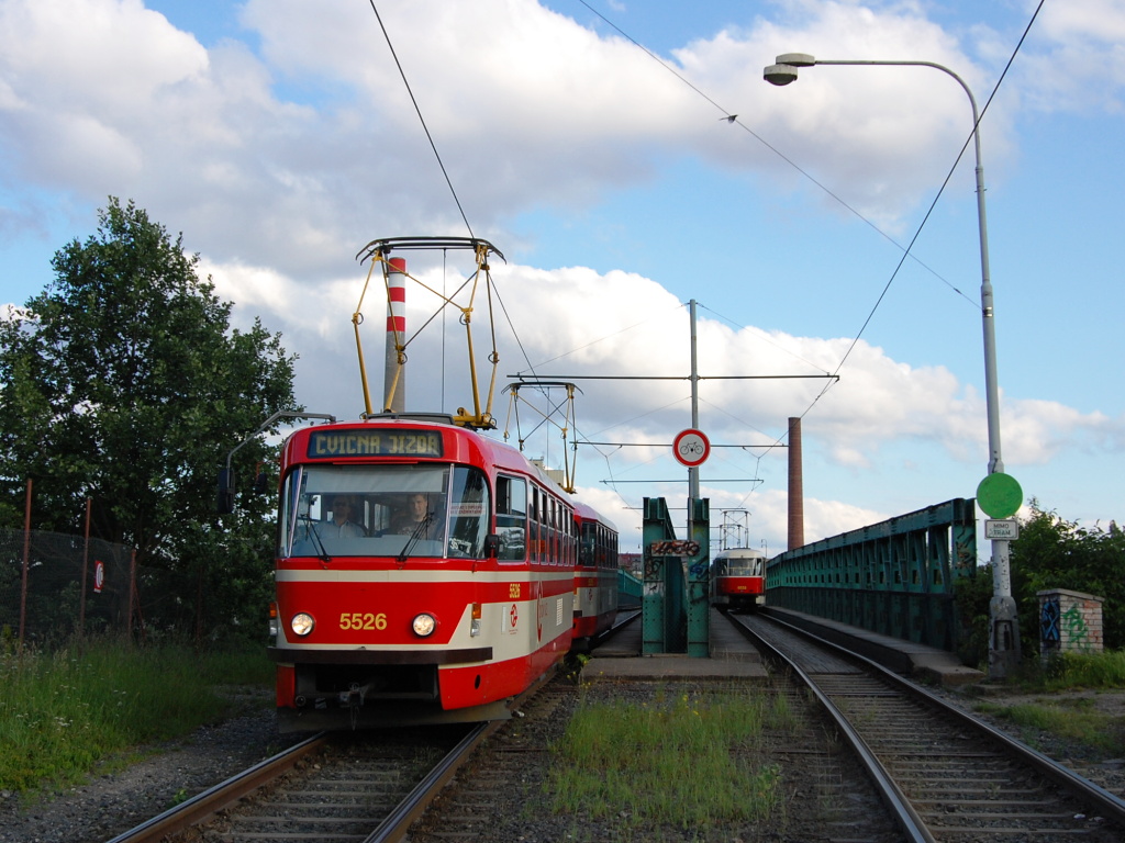 Прага, Tatra T3R.P № 5526