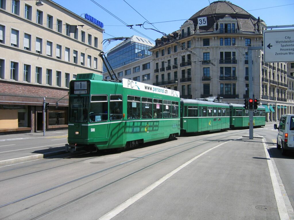 Basel, Schindler/SIG/BBC Be 4/4 # 500