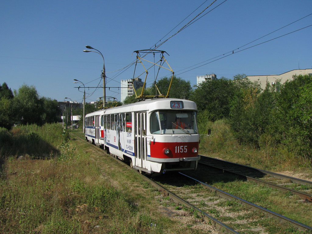 Самара, Tatra T3SU (двухдверная) № 1155