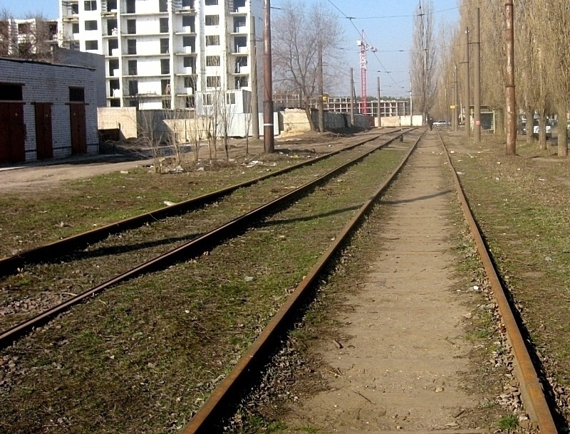 Woronesch — The remnants of Voronezh tramway