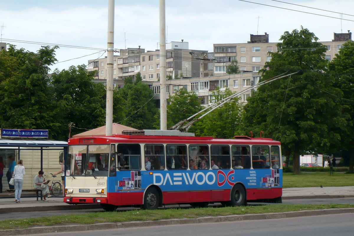 Vilnius, Škoda 14Tr13/6 nr. 2647 Vilnius, Škoda 14Tr13/6 nr. 2647