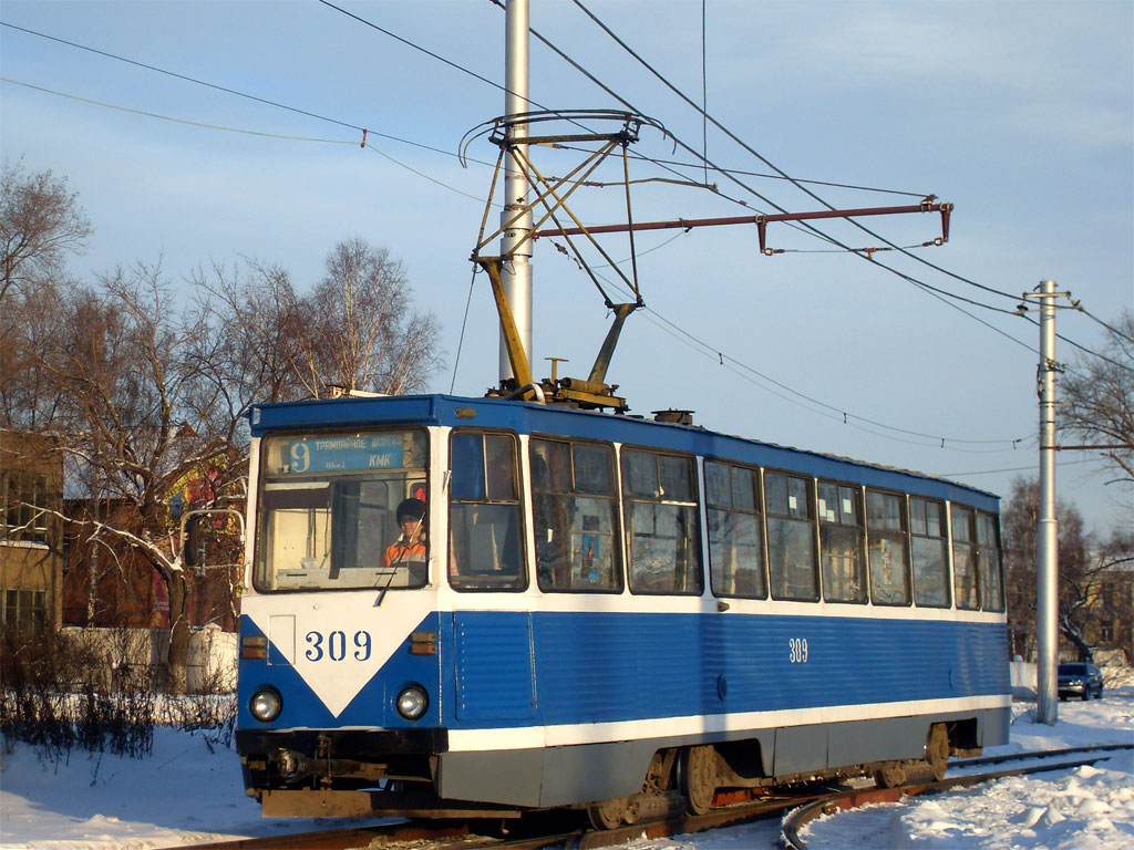 Novokuznetsk, 71-605 (KTM-5M3) № 309 Novokuznetsk, 71-605 (KTM-5M3) № 309