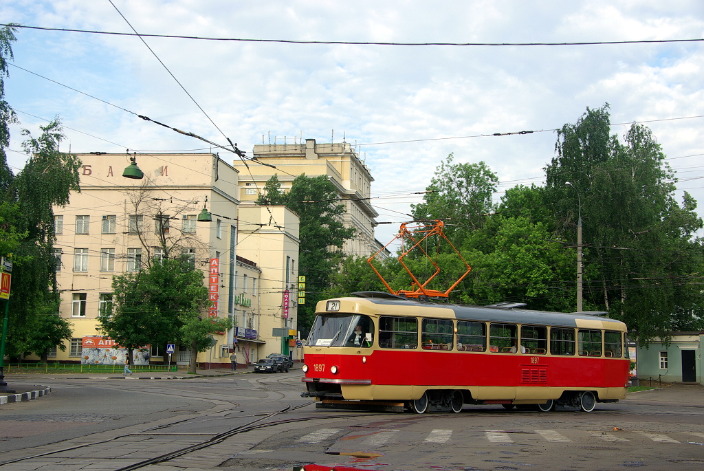 Moscow, Tatra T3SU (2-door) # 1897; Moscow — Parade to 110 years of Moscow tram on June 13, 2009
