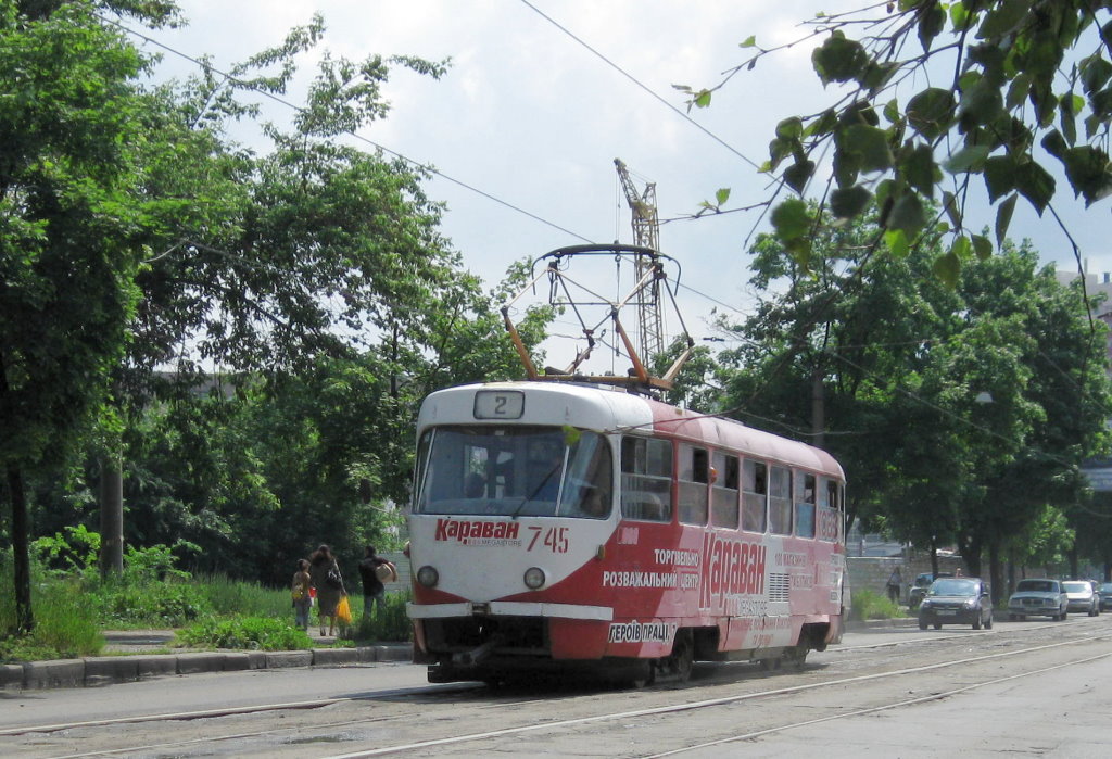Харьков, Tatra T3SU № 745