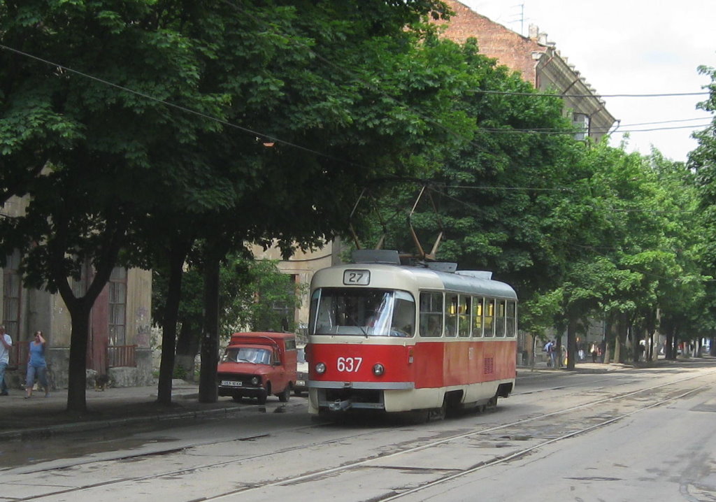 Харкаў, Tatra T3SU № 637