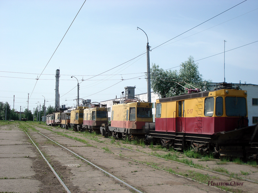 Казань, ГС-4 (КРТТЗ) № С-17; Казань — Трамвайные депо [1] — № 1 — территория в посёлке Карьер