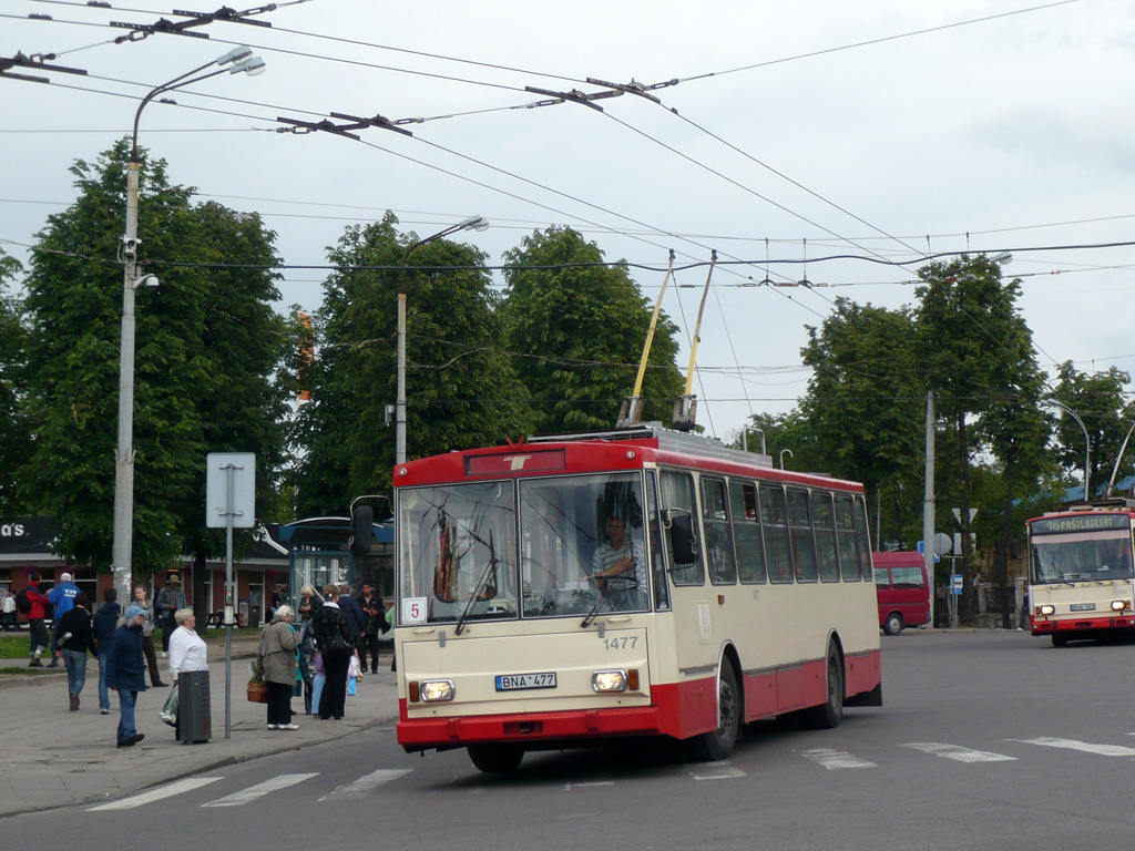 Вильнюс, Škoda 14Tr02/6 № 1477