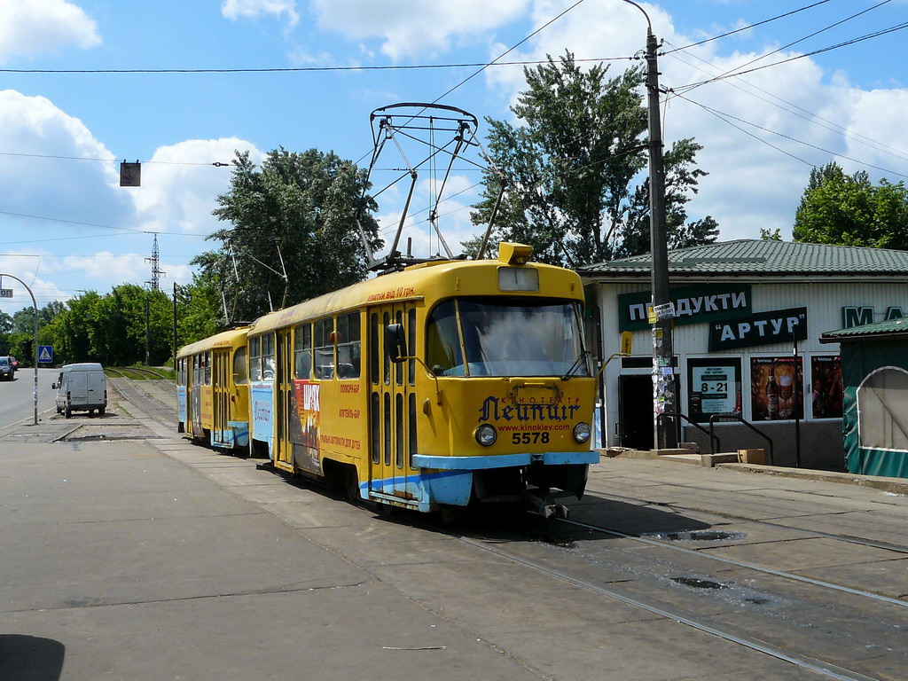 Киев, Tatra T3SU № 5578