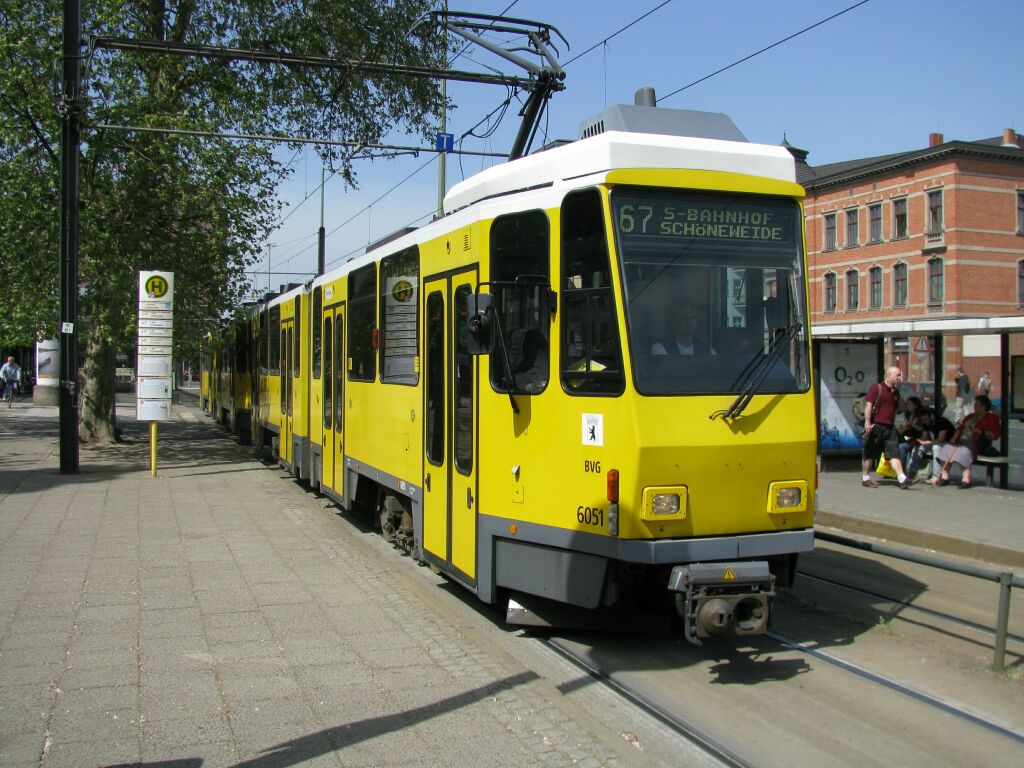 Берлин, Tatra KT4DM № 6051