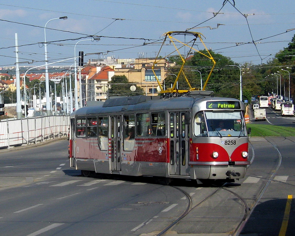 Прага, Tatra T3R.PLF № 8258