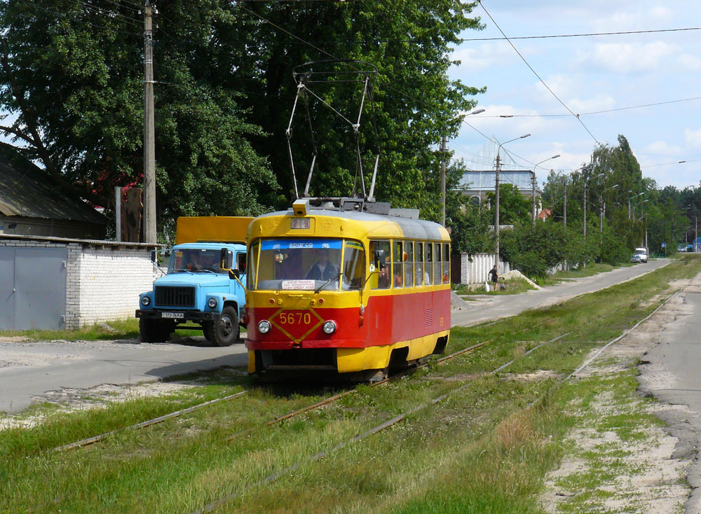 Киев, Tatra T3SU № 5670