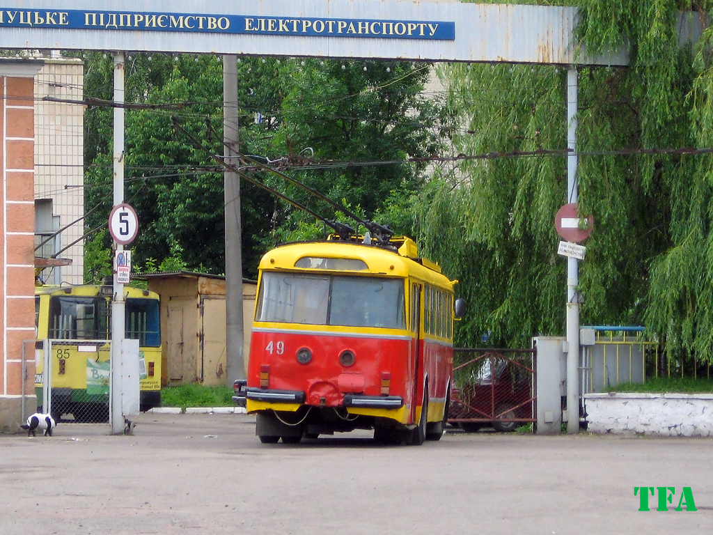 Луцк, Škoda 9Tr19 № 49