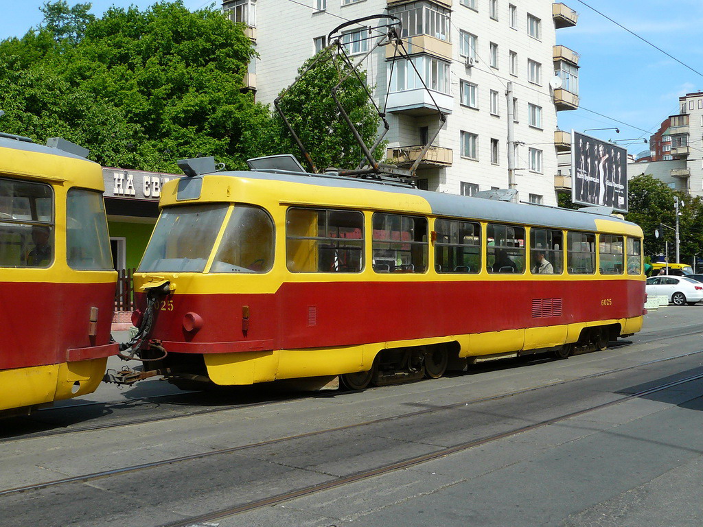 Киев, Tatra T3SU № 6025