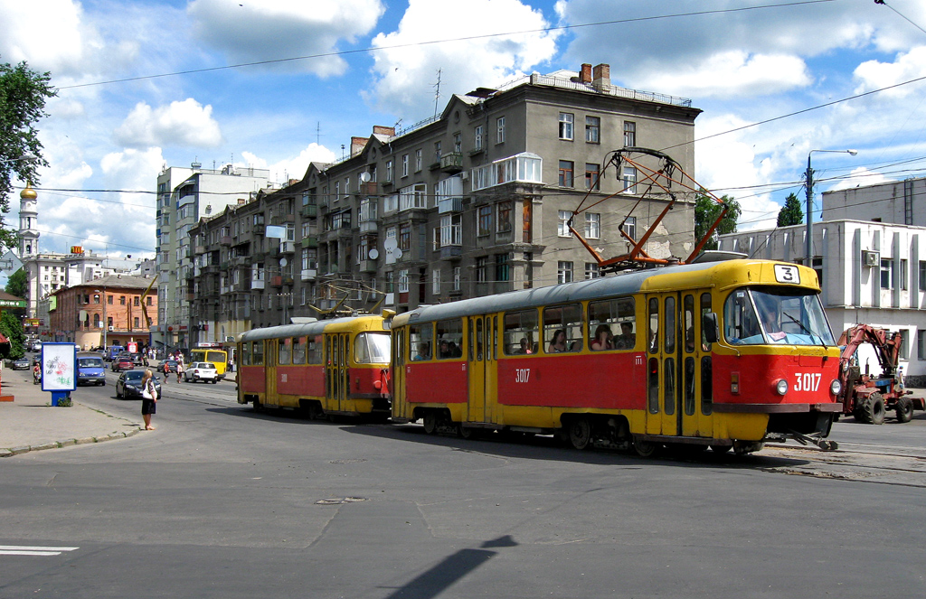Харьков, Tatra T3SU № 3017