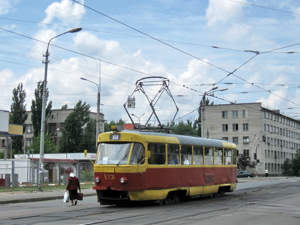 Киев, Tatra T3SU № 5731 Киев, Tatra T3SU № 5731