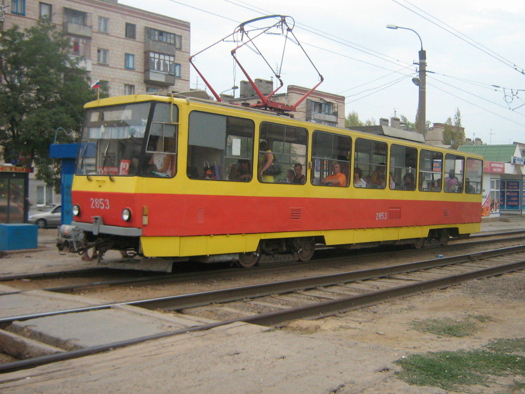 Волгоград, Tatra T6B5SU № 2853