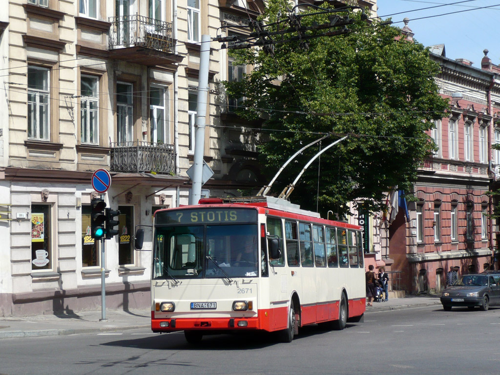 Вильнюс, Škoda 14Tr17/6M № 2671