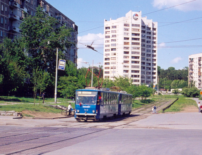 Екатеринбург, Tatra T6B5SU № 740