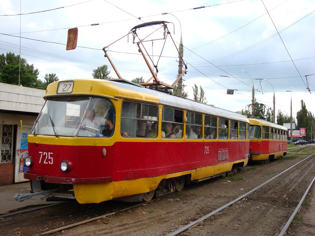 Харьков, Tatra T3SU № 725