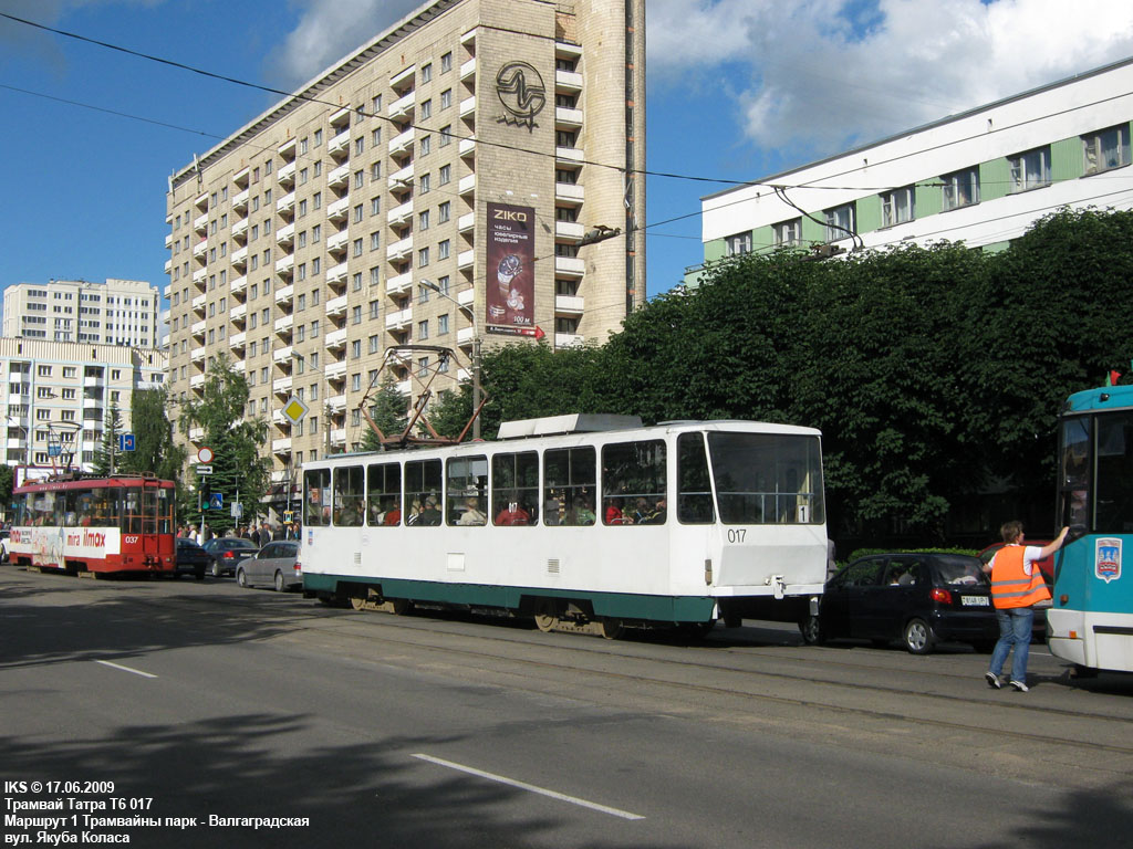 Minsk, Tatra T6B5SU č. 017