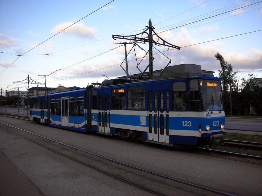 Таллин, Tatra KT6T № 123