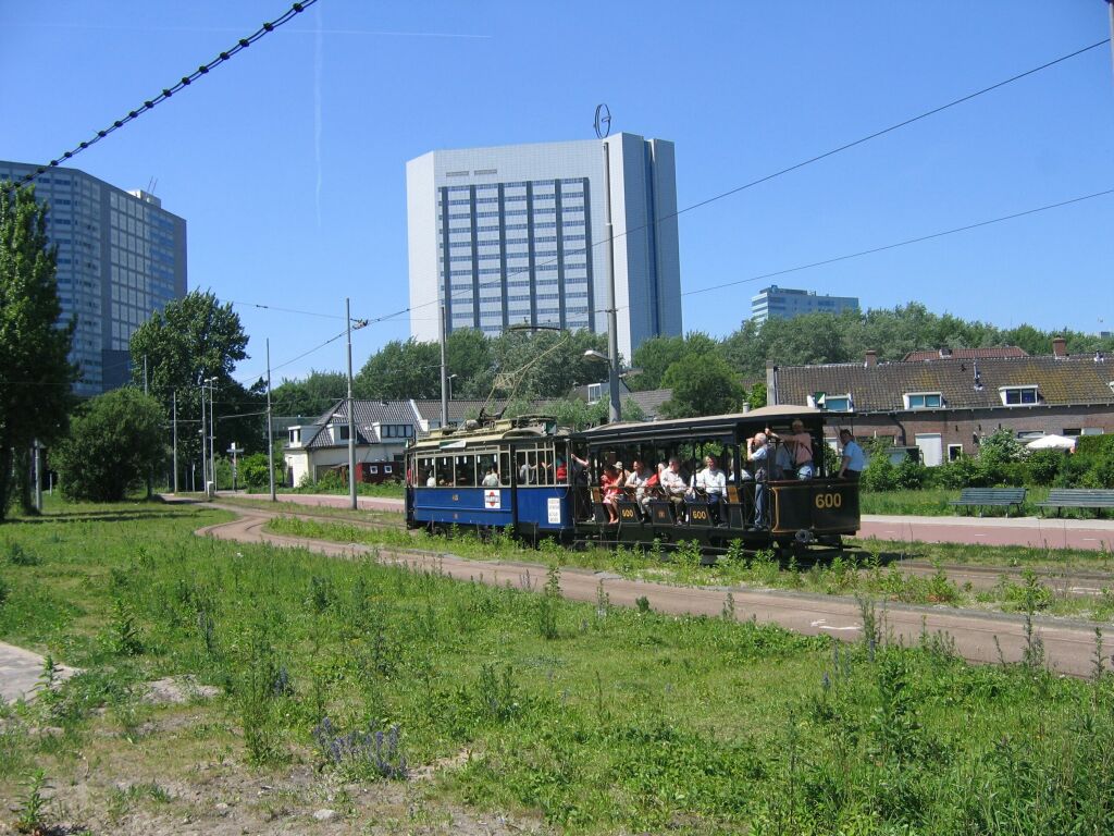 Amsterdam, 2-axle trailer car № 600; Amsterdam — 75th Anniversary of NVBS