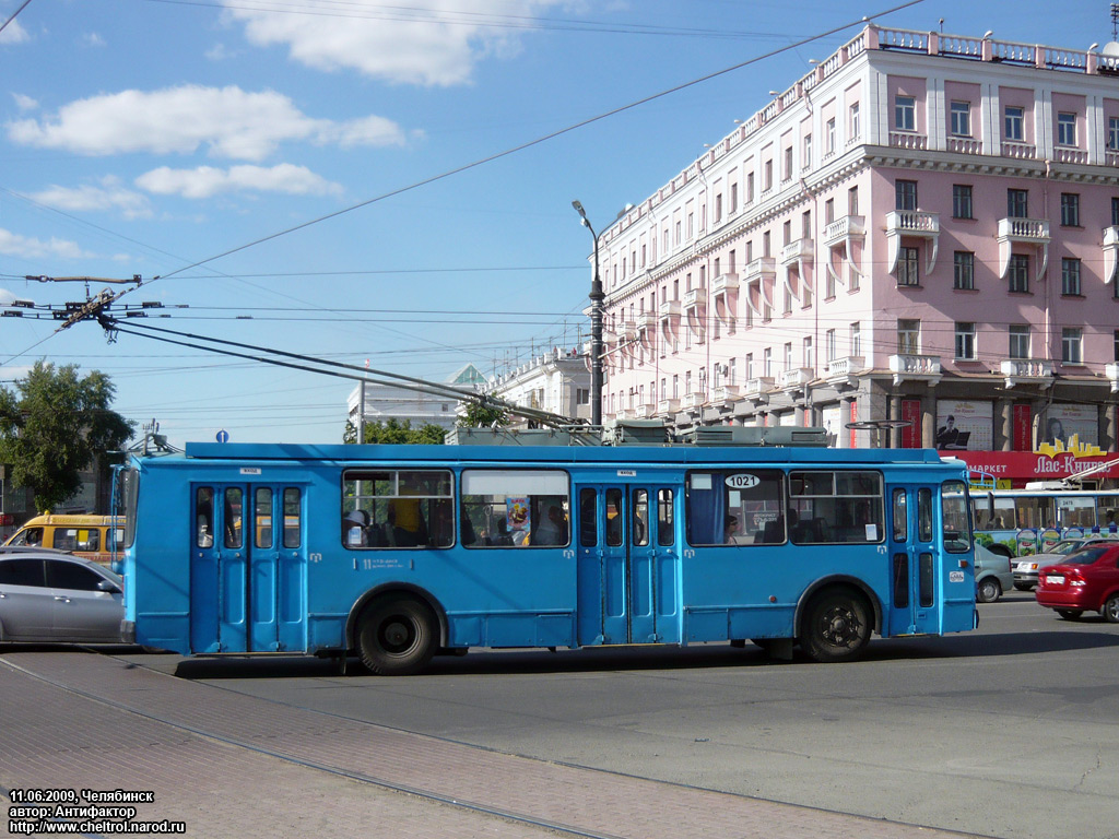 Челябинск, ЗиУ-682Г-016 (017) № 1021