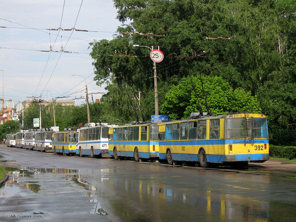 Чернигов, ЗиУ-682В-012 [В0А] № 392; Чернигов — Нештатные ситуации