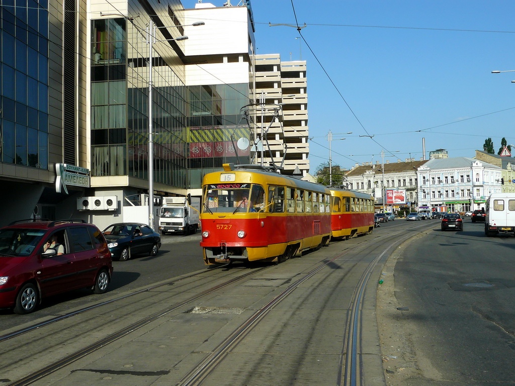 Киев, Tatra T3SU № 5727