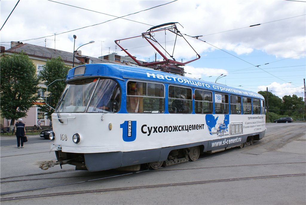 Екатеринбург, Tatra T3SU № 168