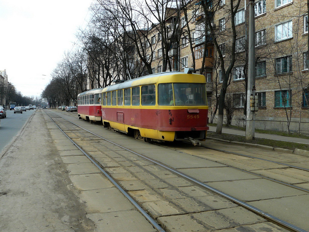 Киев, Tatra T3SU № 5545