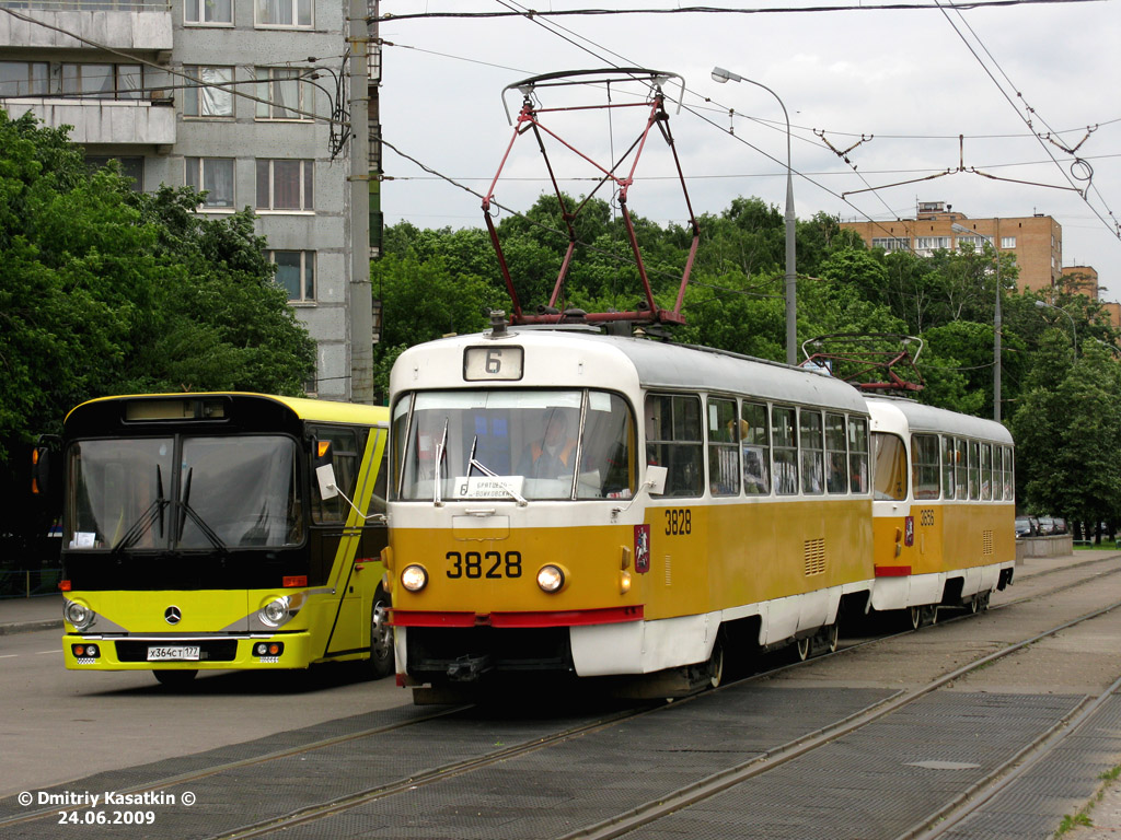 Moskva, Tatra T3SU č. 3828