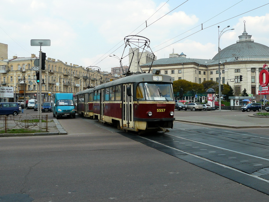 Киев, Tatra T3SU № 5557