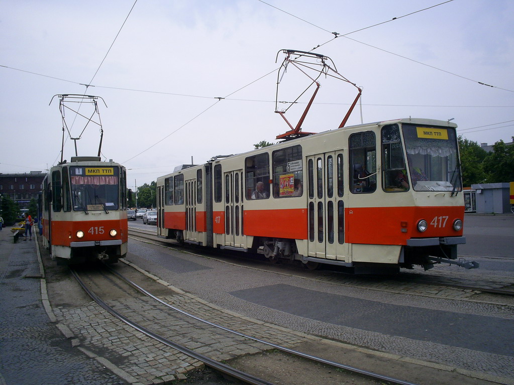 Калининград, Tatra KT4SU № 415; Калининград, Tatra KT4SU № 417