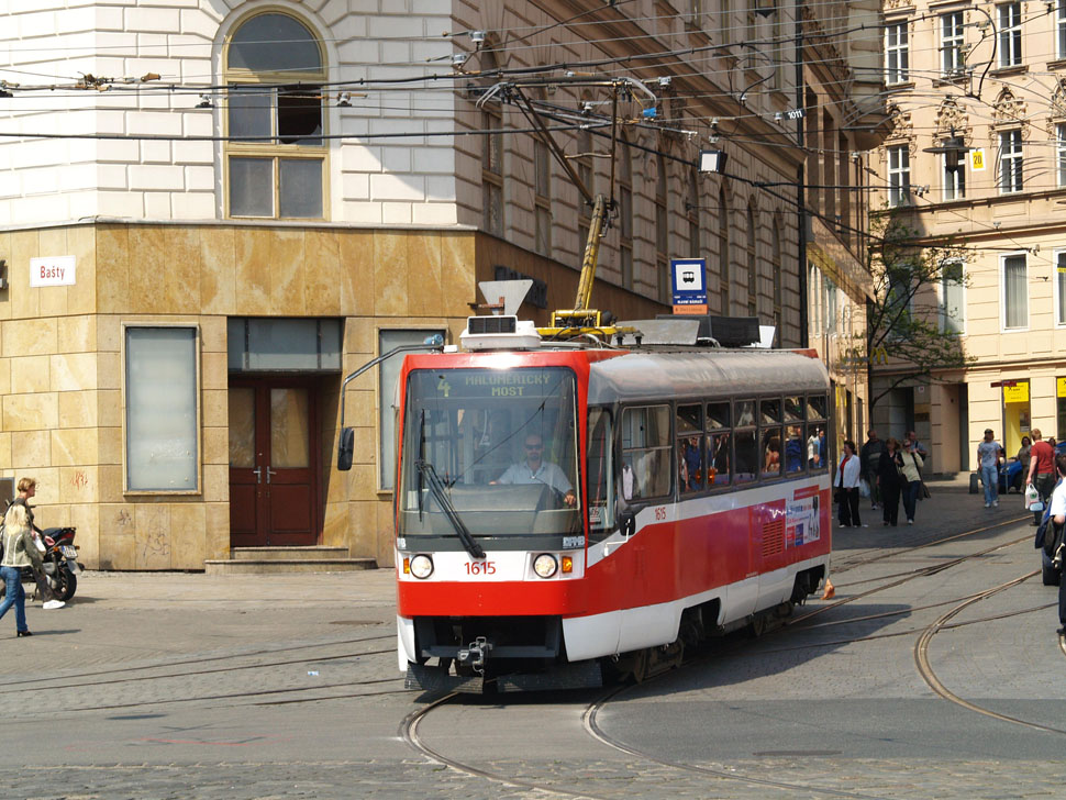 Брно, Tatra T3R (1995) № 1615