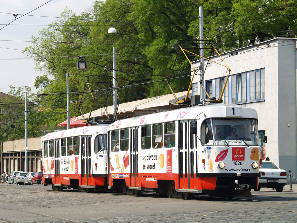 Брно, Tatra T3G № 1626
