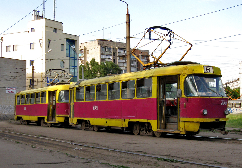 Харьков, Tatra T3SU (двухдверная) № 3049