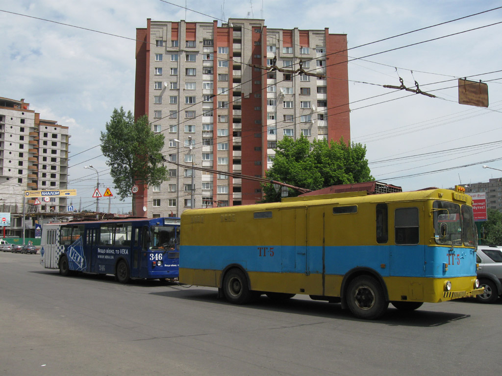 Vinnycja, KTG-1 č. ТГ-5; Vinnycja, ZiU-682G [G00] č. 346