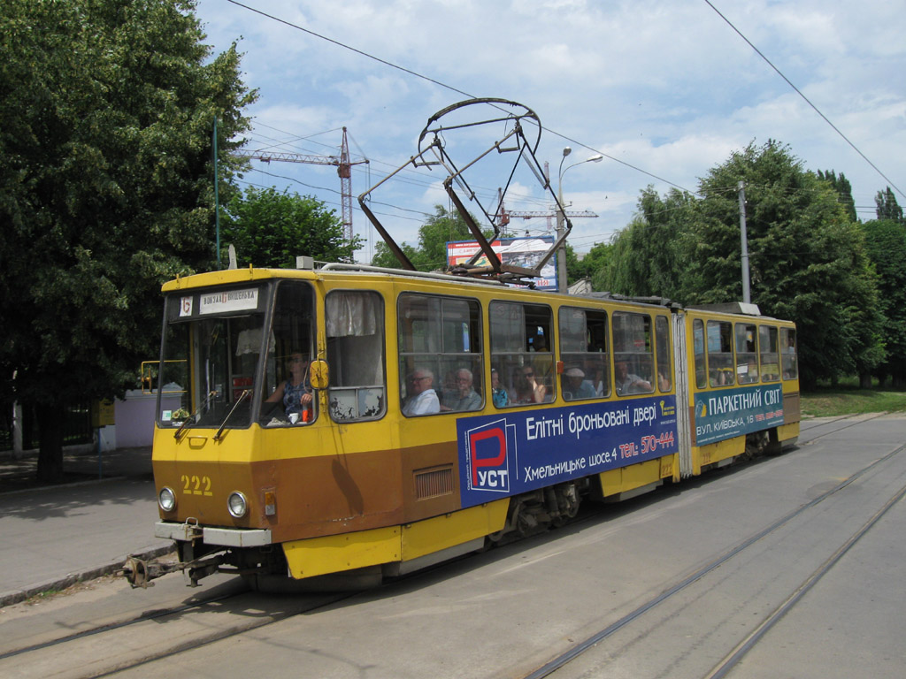 Винница, Tatra KT4SU № 222
