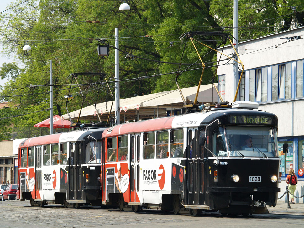 Брно, Tatra T3P № 1628