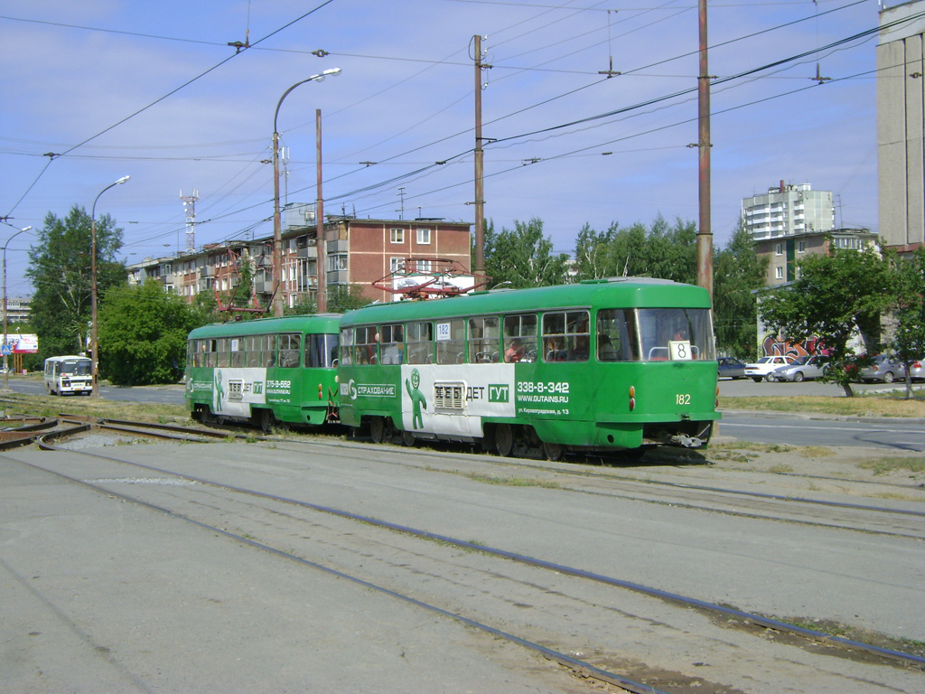 Екатеринбург, Tatra T3SU № 182
