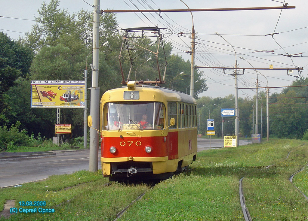 Орёл, Tatra T3SU № 070