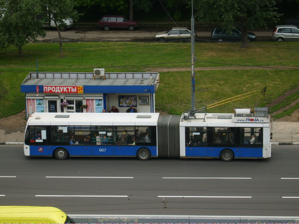 Москва, Тролза-6206.00 «Мегаполис» № 6617