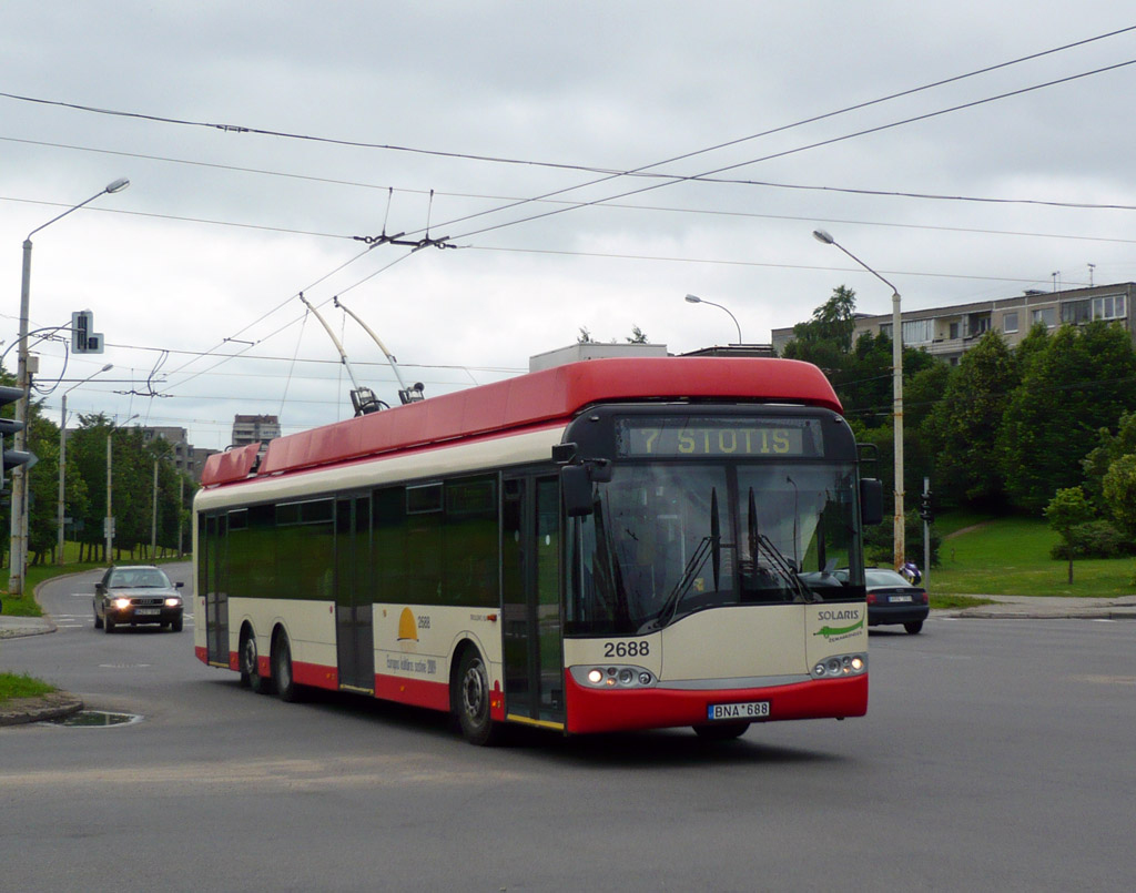 Вильнюс, Solaris Trollino II 15 AC № 2688