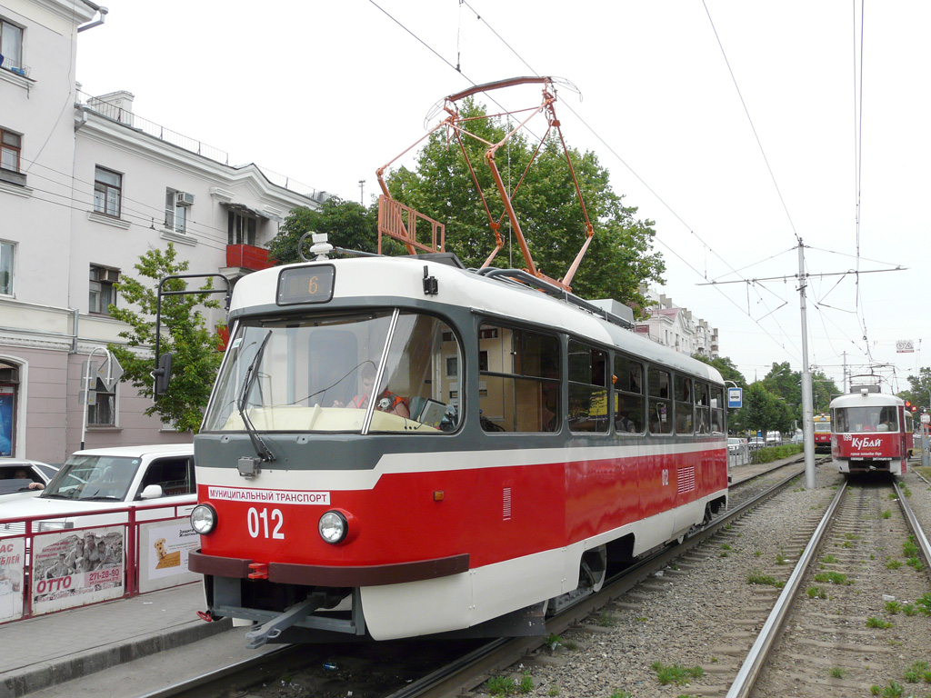Краснодар, Tatra T3SU КВР ТРЗ № 012