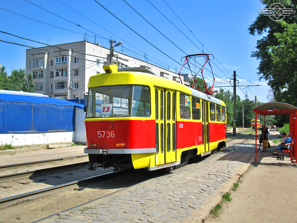 Волгоград, Tatra T3SU № 5736