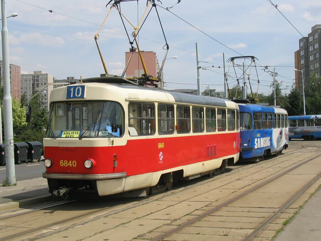 Прага, Tatra T3 № 6840 Прага, Tatra T3 № 6840